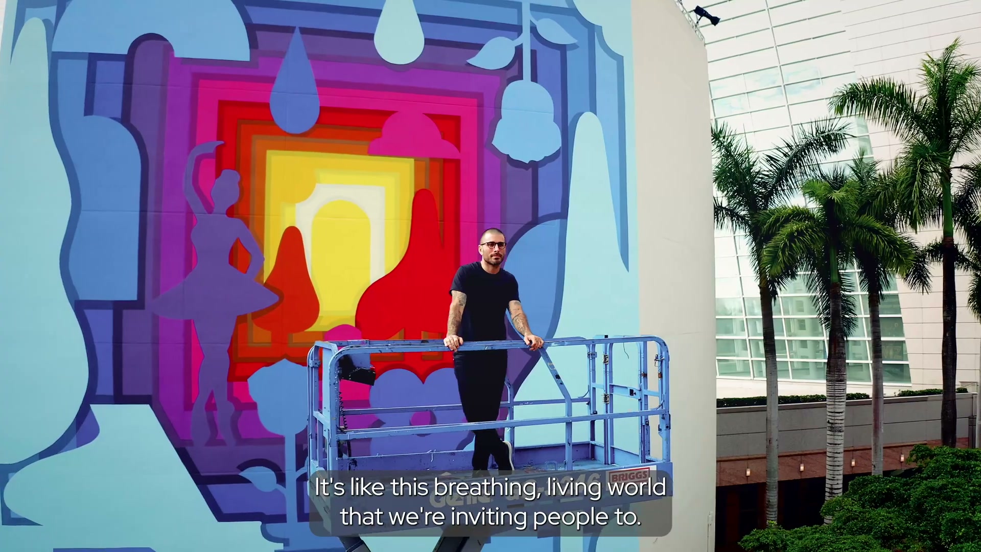 Miami Artist Typoe's New Arsht Mural Has a Story to Tell