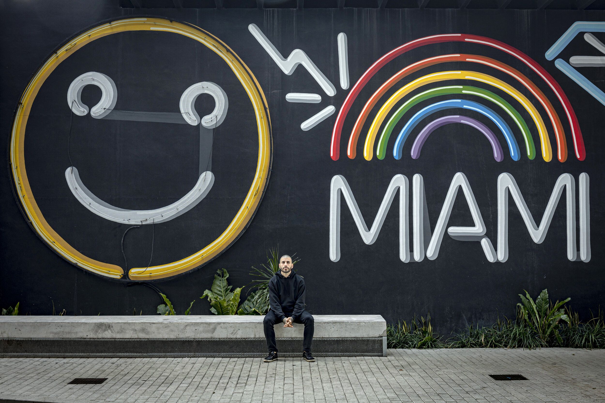 Typoe's Neon Tribute to Miami at Wynwood 25